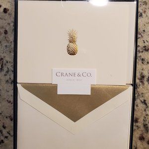 Crane & Co Engraved Pineapple Note Cards - Box of 15